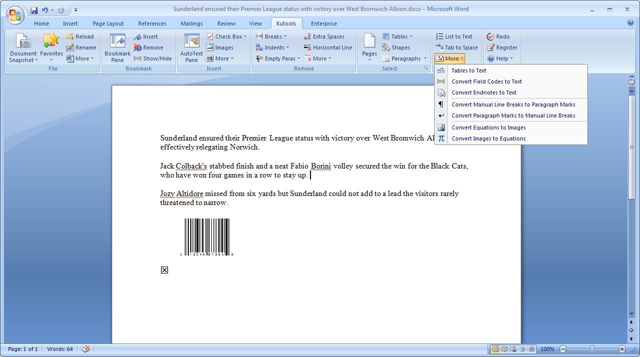 kutools for word free download