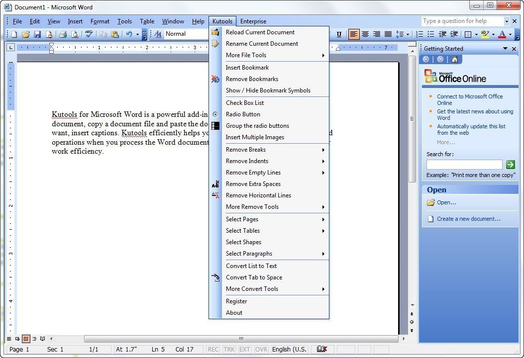 kutools for word free download